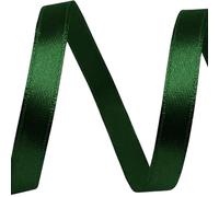 cyclingcolors Satin Polyester Ribbon - 6mm x 22m - Gift Wrapping Ribbon for Packaging, Decoration, Birthday, Cakes, Sewing, Crafts & Floristry - Forest Green
