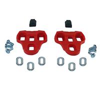 cyclingcolors Shoe Wedges Compatible with Keo Look Bicycle Road Racing 0 4.5 9 Degrees (Red, 9°)