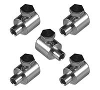 cyclingcolors Unisex_Adult Cable clamp, Silver, 8x13mm