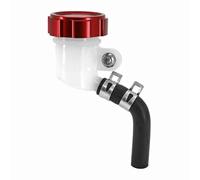 cyclingcolors Universal Round Brake Master Cylinder Storage Container Diameter 42mm Red Aluminium Cap