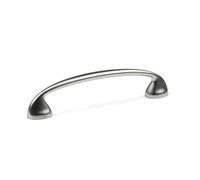 cyclingcolors Uroso 128mm Furniture Handle - Vintage Drawer/Cabinet Handle with Screws - Matt Chrome