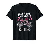 Cyclist Biking Lover Just A Girl Who Loves Cycling T-Shirt