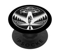 Cyclist Cycling Cycler Bike Bicycle Road Mountain Abducted PopSockets Adhesive PopGrip