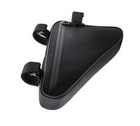 Cyclist Daily Frame Organizer with Triangular Bike Bag Shape, Strap Secured Mounting, 1.7L Zipper Pocket, Compact Storage for Road Trail Use Cycle Triangle Pouch Frame Pack Top Tube Organizer Carry