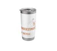 Cyclist Never Underestimate an Old Guy on a Bicycle Stainless Steel Insulated Tumbler