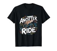 Cyclist Pun - Anotter Ride - Bike Riding Otter Value Graphic T-Shirt, Men, Black, M