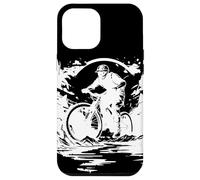 Cyclist Sketch Bicyclist Mountain Bike Trials Case for iPhone 12 Pro Max