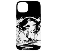 Cyclist Sketch Bicyclist Mountain Bike Trials Case for iPhone 15 Plus