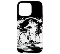 Cyclist Sketch Bicyclist Mountain Bike Trials Case for iPhone 15 Pro Max