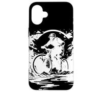 Cyclist Sketch Bicyclist Mountain Bike Trials Case for iPhone 16 Plus