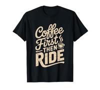 Cyclist Who Cannot Clip Until After First Espresso Pre Ride T-Shirt
