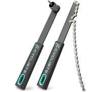 cyclists Cassette Removal Tool Set - Chain Whip & Lock Ring Tool for Shimano HG Cassette/Freewheel Assembly & Disassembly MTB Road Bike 7 8 9 10 11 12 Speed (CT-F01+F04)