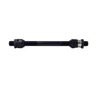 CYCLO Mens Weldtite Axle RR Hollow Cromo - Black, 10mmx145mm, Black, 10MMX145MM EU