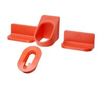 Cycloc Super Hero - Wall Mount Bike Storage Rack - Horizontal Pedal Hung Cycle Storage For Clipless Pedals - Orange
