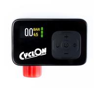 CyclOn E-Power Pump | Compact Electric Mini Bike Pump | Up to 8.3 Bar / 120 PSI | LCD Pressure Display | Auto Stop | USB-C Rechargeable | Includes Valve Adapters