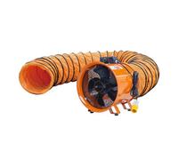 Cyclone 250mm 10" Dust Fume Extractor Ventilation Fan 110V With 10M Ducting