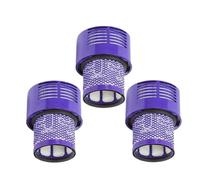 Cyclone Absolute Animal Total Clean Washable Hepa Post Filter Replacement Vacuum Cleaner Part Accessory Compatible For Dyson V10 SV12 (Color : 3PCS)