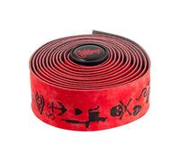 Cinelli Tape Mike Giant Velvet Handlebar Tape One Size Red / With Custom Plugs