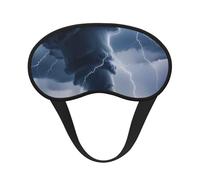 Cyclones Blackout Sleep Mask - Soft Adjustable Eye Mask for Full Light Blocking, Deep Sleep, Travel & Relaxation