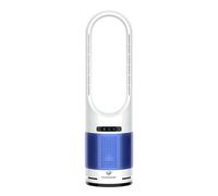 CyclonicAir Pro Pure Bladeless Tower Fan Heater & Cooler with HEPA Filter | 3-in-1 Heating, Cooling & Air Purifier | Quiet, Remote Control, 8 Speeds (Ocean Blue)