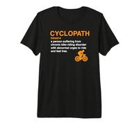 cyclopath Dictionary Definition Cyclist Bike Riders t-Shirt Premium T-Shirt