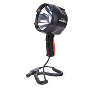 Cyclops 12V Direct Spotlight / 1400 LUMENS 100-WATT Halogen Bulb Black W/Orange Accent - Lumens, 450 Meters Long Range Beam Distance