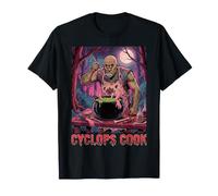 Cyclops Cook Sous Chef Restaurant Food Spooky Scary Mens T-Shirt