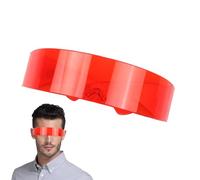 Cyclops Cyber Visor Sunglasses - Stylish Punk Shades, Futuristic Eyewear, Modern Costume Accessory, Distinctive Sun Shield with Creative Fashion Design | Convenient Arrangement for Women Men Cosplay F