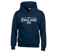 Cyclops Print 100% England Six Nation Rugby HOODIE Ladies NAVY Ladies 16/18