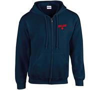 Cyclops Print England Six Nation Rugby Split Text ZIP HOODIE Kids NAVY Age 6