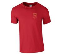 Cyclops Print Liverpool Football LiverBird Crest Design T-Shirt Mens RED Medium