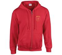 Cyclops Print Liverpool Football LiverBird Crest Design ZIP HOODIE Kids RED Age 8