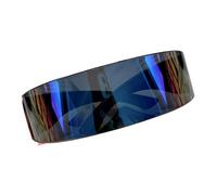 Cyclops Sunglasses - 1Piece Shield Lens Feature, Cyber Visor Mirror Shades, Fashionable Futuristic Robocop Style Eyewear, Lightweight Acetate Frame | Punk Sun Glasses for Women & Men Party