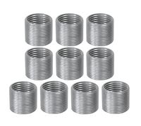 Cyclus Tools Crank Arm Pedal Thread Repair Bushes, Pack of 10 (9/16"), Silver (Left Hand Thread)