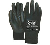 Cyclus Tools PU Coated Nylon Workshop Gloves, Black, 12 Pairs, Medium