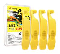 cyctravel Tyre Levers, 4 Piece Set Super Strong Tyre Levers for Bicycles does not Damage the Wheel Hub, Non-slip and Labor-Saving, Suitable for Mountain Bikes and Road Bikes Bike Tyre Levers