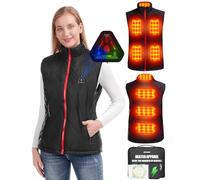 CYCYHEAT Heated Gilet for Women & Men Quilted Lightweight Vest Jacket Coat | 7.4V Battery-Powered, Upgraded Heating Element, 3 Heat Settings, Portable Quilted Heated Gilet for Outdoor Work
