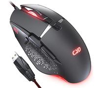 CYD C309 RGB Wired-Mouse for Laptop, Below £20 Favorite Cheap Gaming Mouse, Ergonomic Design Mouse Gaming Wired, Programmable Mouse Gamer, Snap-Change Tracking & Shootout Mouse Wired RGB