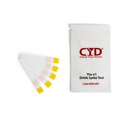 CYD, Drink Spike Test, On-The-Go Discreet Testing Kits, Instant Results for Ketamine & GHB, Pack of 5 Test Strips