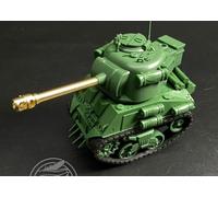CYD015 Q Edition British Selman Firefly Tank Metal Gun Tube + Meng WWT-008 Shells
