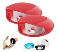 Cydertlinder/Indicatek/Sightgaze Automatic Cord Reel, Retractable Hidden Automatic Cord Reel, for USB Cables, Headphone Cables, Data Charging Cable Tangle (2 Pcs*Red)
