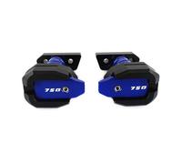 CYDJML Motorcycle Anti Crash Pad Protector For KAWASAKI Z750 Z 750 2007-2012 Frame Slider Falling Protection Fairing Guard Falling Crash Protector Guards(Blue)