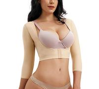 CYDREAM Women Upper Arm Shaper Post Surgical Shapewear Compression Sleeves Top Posture Corrector Body Shaper - Beige - XL