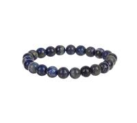 CYDXD Natural Stone Bracelet for Women Men Birthday,8mm Lapis Lazuli Bead Stretch Adjustable Handmade Beaded Friendship Bangles,Blue 8mm