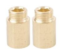 CYDZSRA 2pcs High Strength Brass Shower Head Extension Arm 10mm,40mm