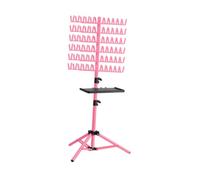 CYDZSRA Braiding Display Stand Foldable Accessories For Hair Holder Hanger And Lightweight Easy Storage Solutions Height Adjustable Braiding Rack Hair Extension