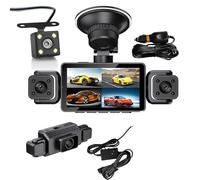 CYDZSRA Car Four Lens DVR Dash Cam Capable Of G-Sensor Loop Recording