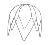 CYDZSRA Chic DIY Lampshade Frame Ring Metal Achieving Modern Lighting Solutions and Cozy Ambiance Can Rest Assured Made with Fine Iron Lampshade Ring Frame Iron Wire Light Shade Cover, Style A