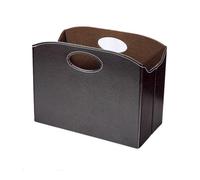CYDZSRA Chic Magazine Holder Floor With Luxurious PU Leather Provides