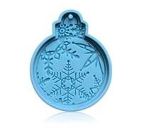 CYDZSRA Christmas Silicone Resin Mold Non-Stick Molds Xmas Themed Snowflake Mould School Craft Casting Moulding Utensils, Type 3